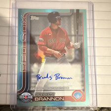 Topps 2025 Pro Debut Brooks Brannon topps  Autograph #PDC-96 Salem Red Sox /75