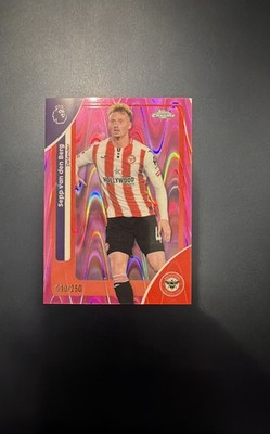 2025-26 Topps Chrome - Sepp van den Berg #38 Pink Raywave /250 (RC)