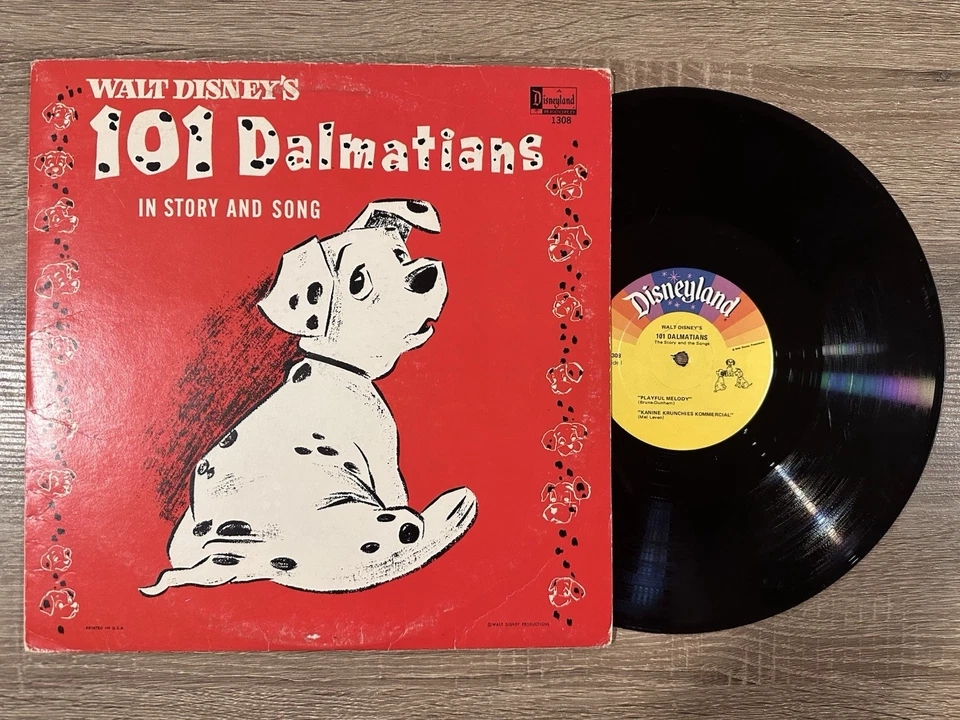 Vinis vintage Walt Disney - Lote de 3 - 1960, 1963 e 1965 - Imagem 2 de 4