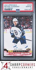 2022 UPPER DECK UD CANVAS #C216 MICHAEL EYSSIMONT RC YOUNG GUNS PSA 10
