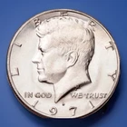 1971-D Clad Gem BU Kennedy Half Dollar Coin From OBR FAST SHIPPING