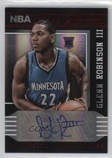 2014-15 NBA Hoops Hot Signatures Red 6/25 Glenn Robinson III #95 Auto 1a2