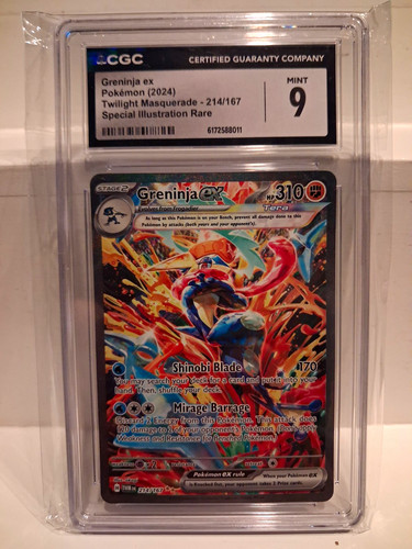 Greninja ex graded CGC 9 for sale on eBay