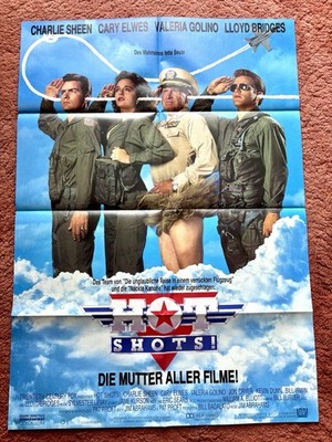 Hot Shots Kinoplakat Poster A1, Charlie Sheen, Jon Cryer