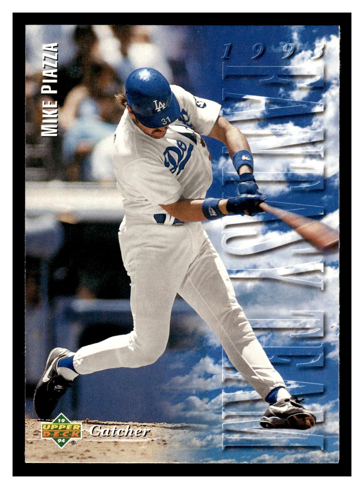 Mike Piazza #33 1994 Upper Deck Los Angeles Dodgers