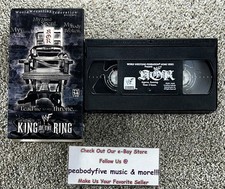 WWF 2001 KING OF THE RING VHS Stone Cold Undertaker McMahon Edge Hardy TESTED