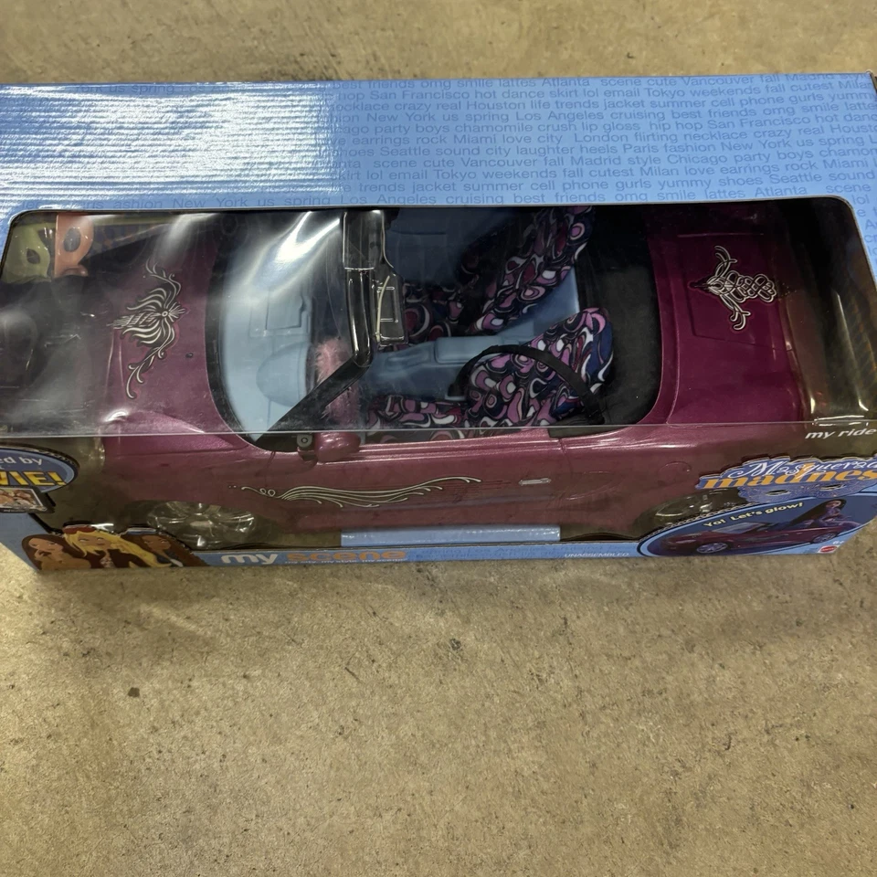MI PASEO MASQUERADE LOCURA DE MI ESCENA MUÑECA (BARBIE ́S) COCHE CONVERTIBLE! Nuevo en caja, sin precio base Foto 2 de 2