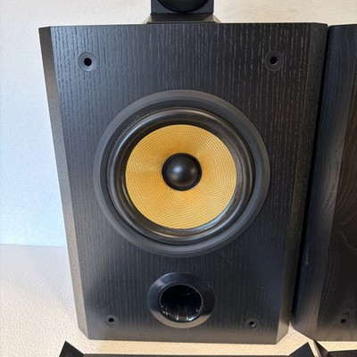 B&W Bowers & Wilkins Matrix 805 Bookshelf Speakers Pair Set Black