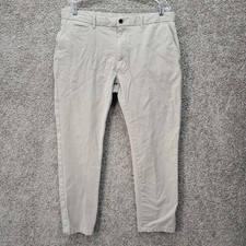 Marks and Spencer Womens The Ultimate Chino Slim Fit Mid Grey Pants 38x31