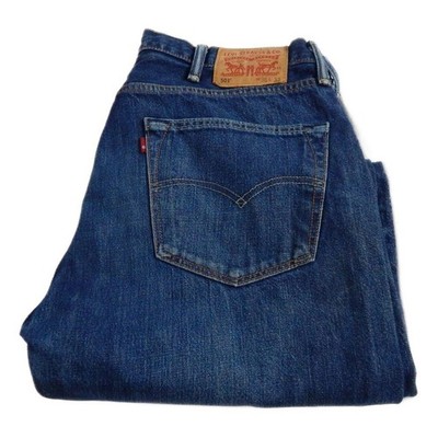 Levi Paket 501 Big E Straight Jeans Blau Taille 38 Bein 30 W38 L30 Button Fly (Q8674)