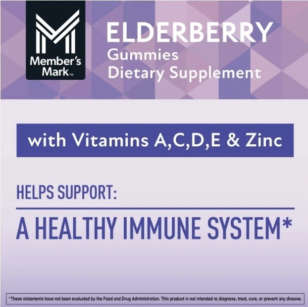 Gomitas inmunes de saúco Sambucus vitaminas A, C, D, E y zinc 150 unidades caducan 9/2026 Foto 2 de 4