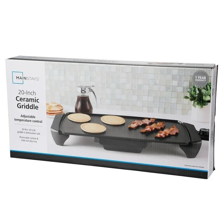 Mainstays MS-GRD20 Electric Griddle - Black