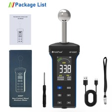 BTMETER Wood Moisture Meter for Concrete Mood Floor Wall, Non-Contact Soil Moist