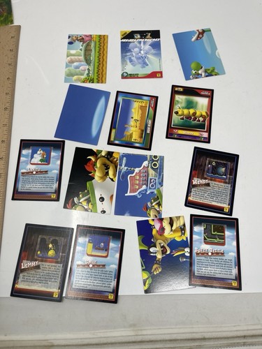 Vintage Lot Of Various Super Mario Bros Trading Cards Collectible CCG 14 - Picture 2 of 2