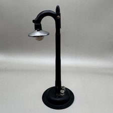 Marx O Gauge Street Lamps - 419 A - Black Metal Vintage Working TESTED Extras