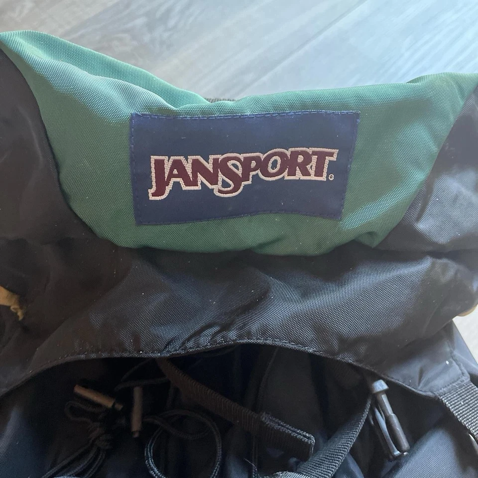 Mochila de Senderismo Vintage Años 90 Jansport Verde 70L Foto 2 de 4