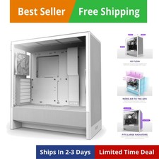 H5 Flow 2024 - Compact ATX Mid-Tower PC Gaming Case - High Airflow - 2 x 120m...