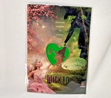 WICKED Movie Promo Pin Metal Heart Variety Children's Charity new on card