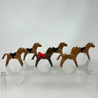 Playmobil Horses Lot Figures Set of 6 Vintage Geobra 1974