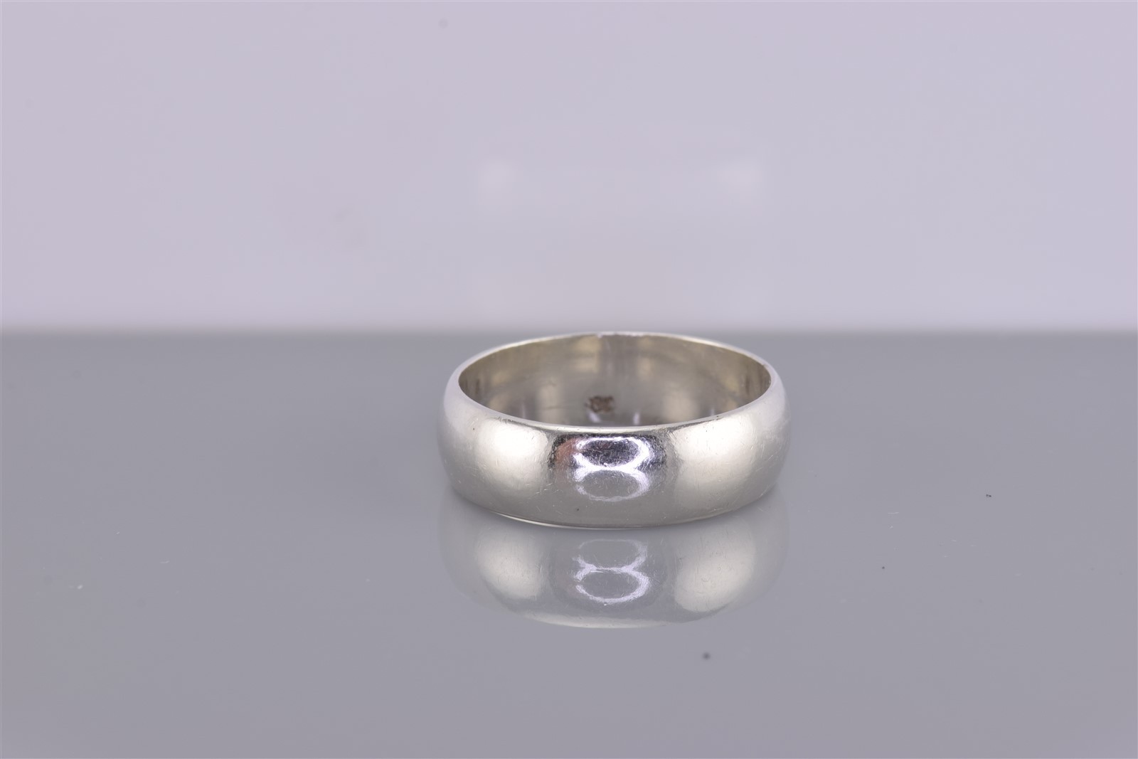 Sterling Silver Classic 7mm Solid Rounded Side Ba… - image 6