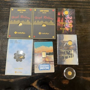 1G Gold Pamp Star Of David, Lucky Rips, Over 3 Grams Of Gold Lot