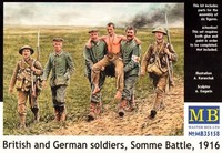 Master Box MB35158 - 1/35 British And German Soldiers,Somme Battle - Neu