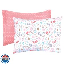 Hudson Baby Unisex Baby and Toddler Cotton Toddler Pillow Case, Woodland Fox,