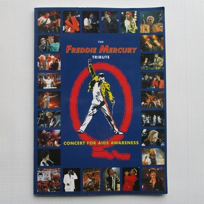 Freddie Mercury Tribute Concert For Aids Photograph Book 1993 Queen - EX+