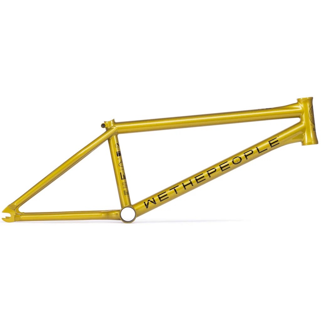 WE THE PEOPLE BMX NETWORK BICYCLE FRAME GOLD CULT SUNDAY DAN KRUK