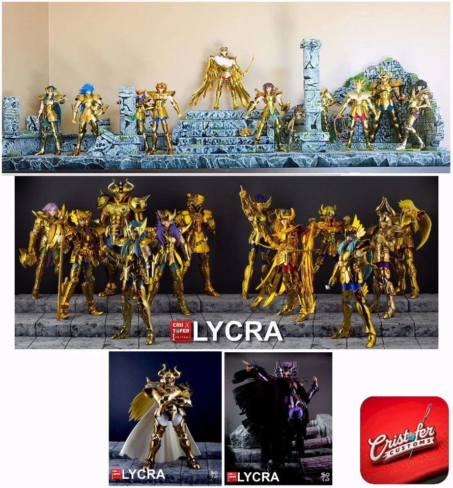 BODYSUIT LYCRA pour GOLD EX/CLASSIC, SAINT SEIYA MYTH CLOTH surplis tuta mallas - Photo 1/1