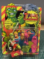 Playmates 1991 Mint Sealed Toxic Crusaders Headbanger Action Figure