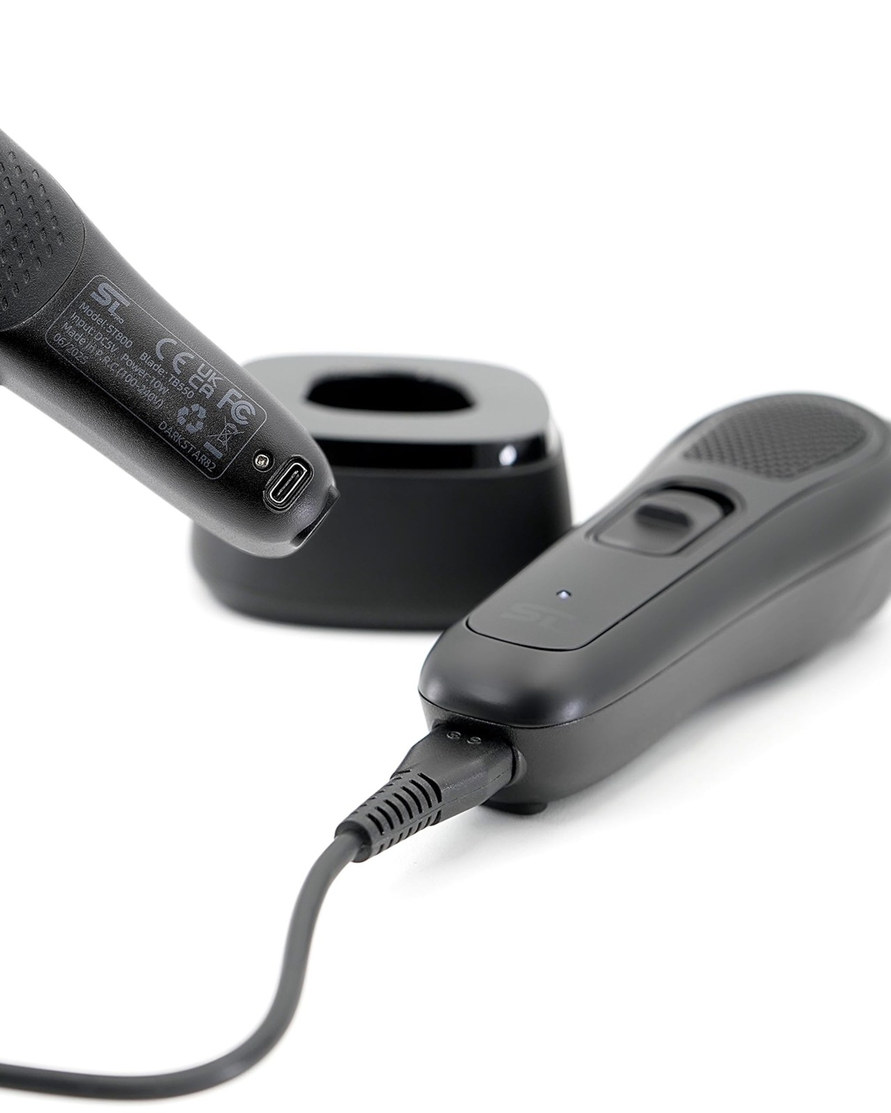 Supreme Trimmer Darkstar 82 Metal Body Barber Trimmer w. Magnetic Vector Moto...