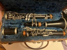 Vintage Pedler Clarinet Ebonite/Hard Rubber Wood serial E19791 w/case