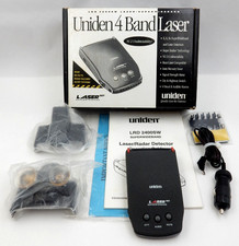 UNIDEN LRD 2400SW SUPER WIDE BAND LASER RADAR DETECTOR 4 BAND SST, ORIGINAL BOX