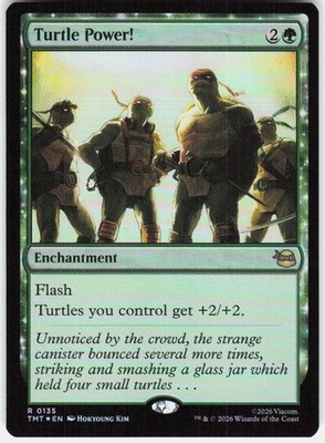 Turtle Power! Foil 135 Teenage Mutant Ninja Turtles Magic the Gathering