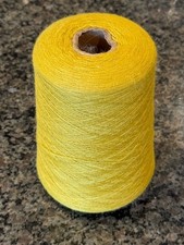 Very SOFT Yellow Cone 100 Peruvian SUPER Baby Alpaca 0weight 1lb. 2oz
