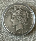 US 1922 PEACE SILVER DOLLAR AU