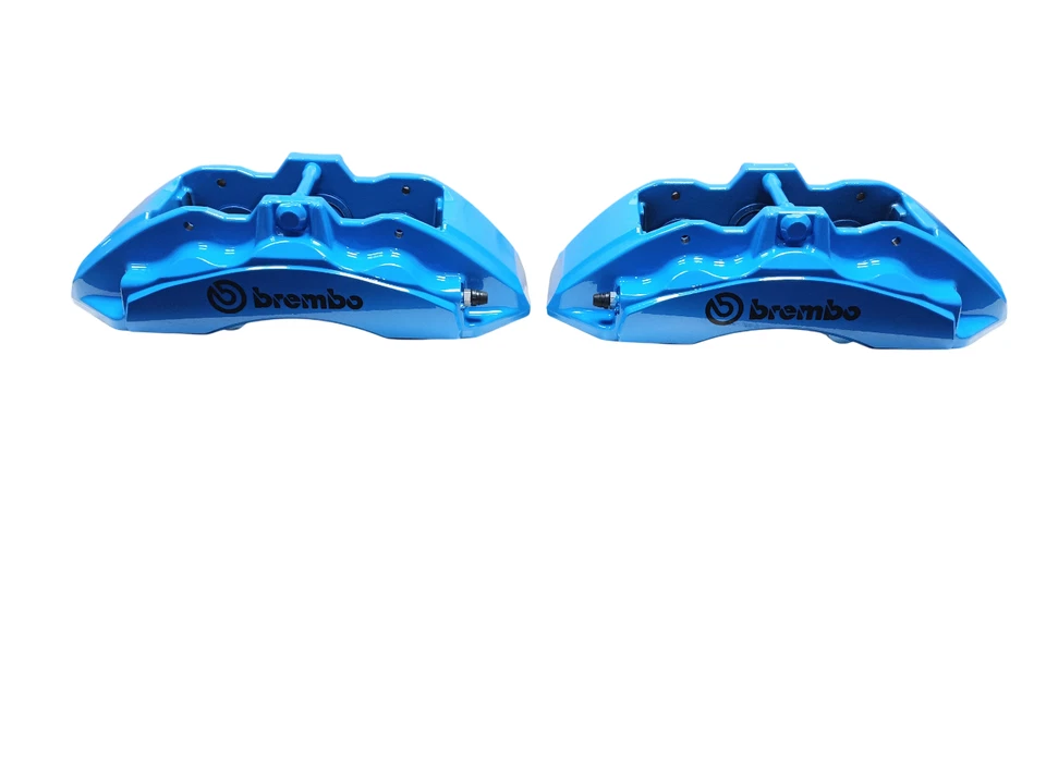 Pinzas de freno Ford Grabber Brembo azul F&R para Ford Mustang GT 2015-2023 Foto 2 de 4