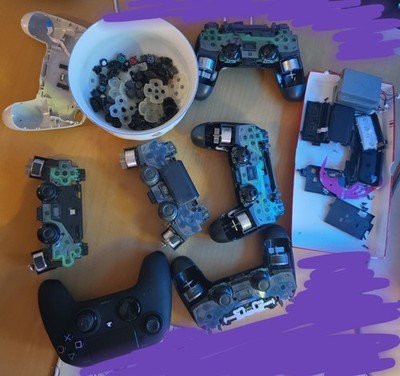 PS4 Controller  Konvolut defekt, einzelteile
