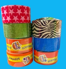 Craft Designer Tape Lot Duck Zebra Print Multicolor Craft Scrapbook Adhesive New