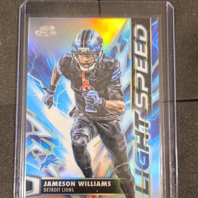 Topps 2025 Chrome Light Speed Insert Jameson Williams Lions #LS-25