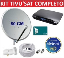 Kit Parabola Satellitare 80 Cm