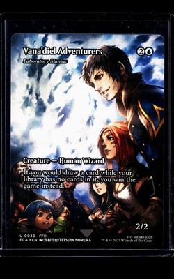 MTG Magic the Gathering FCA Through the Ages Borderless 30 Vana'diel Adventurers