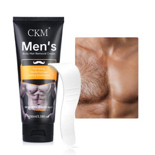 Hair Removal Cream for Men, Depilatory Cream for Unwanted Male Hair, Painless Ha