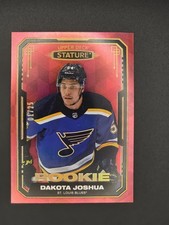 2021-22 Upper Deck Stature #183 Dakota Joshua Design Variant Red #/25