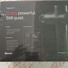 Hyperice Hypervolt Plus Bluetooth Percussion Massage Gun w/ 5 Heads, Black