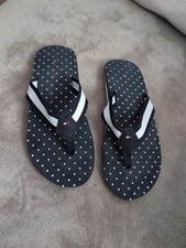 flip flops tommy hilfiger 36 Dunkelblau Mit Weißen Punkten 1x getragen Polka Dot