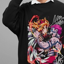 Demon Slayer Sweatshirt Rengoku Akaza Sweater Kimetsu No Yaiba Unisex Pullover