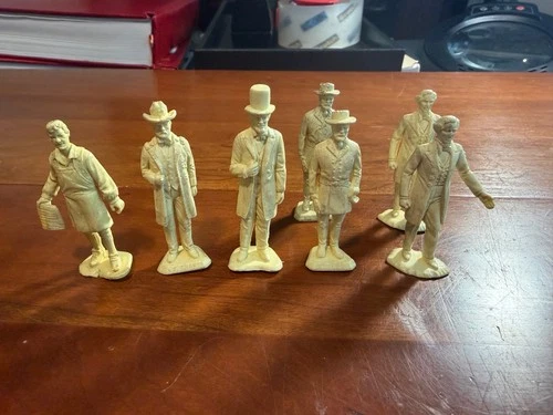 VINTAGE PLASTIC FIGURES AMERICAN CIVIL WAR ERA *** L@@K!