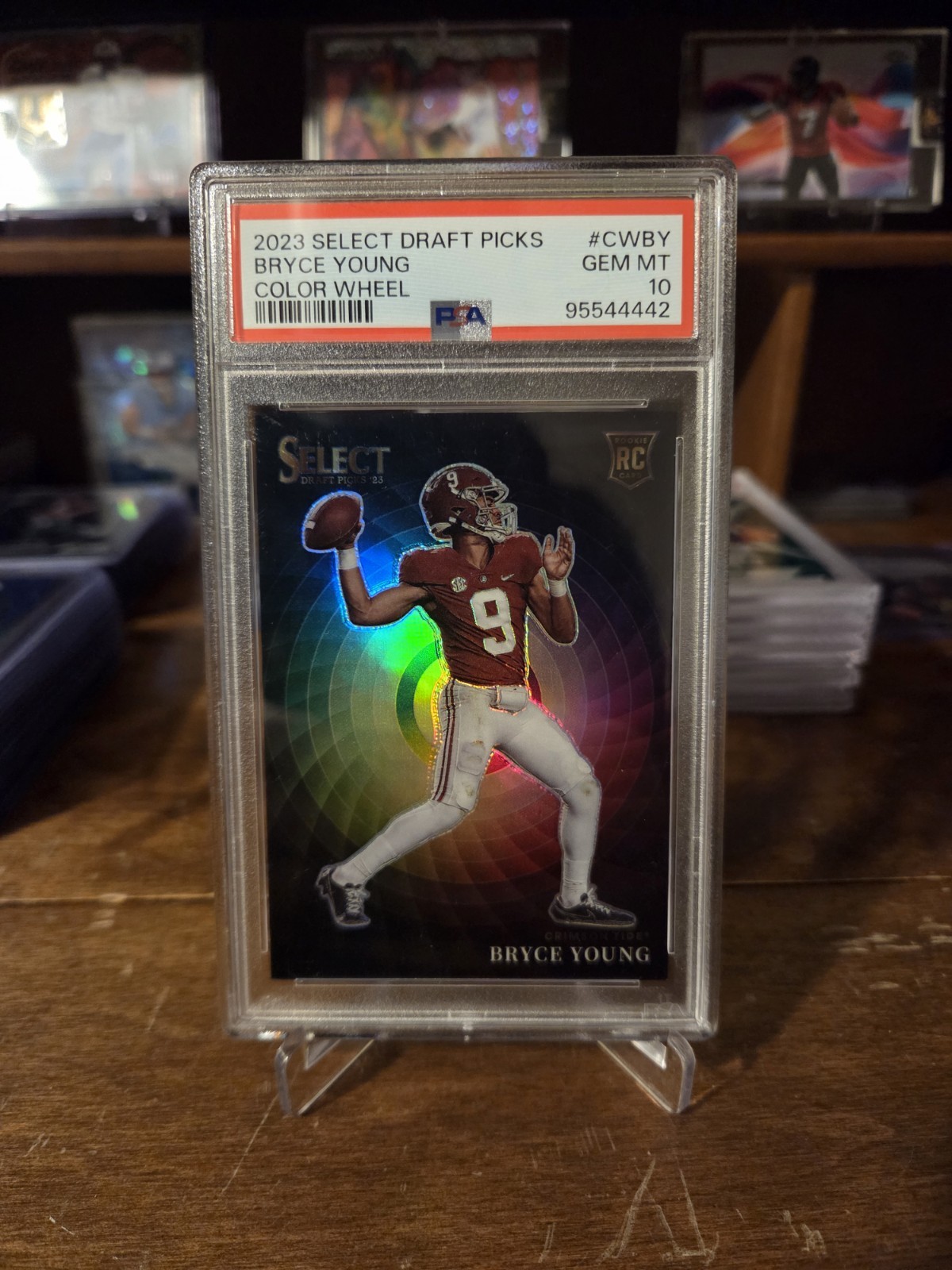 Bryce Young Panini Select Draft Picks Color Wheel #CWBY Base